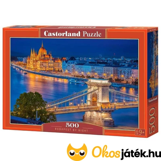 Budapest éjjel 500 darabos Castorland puzzle