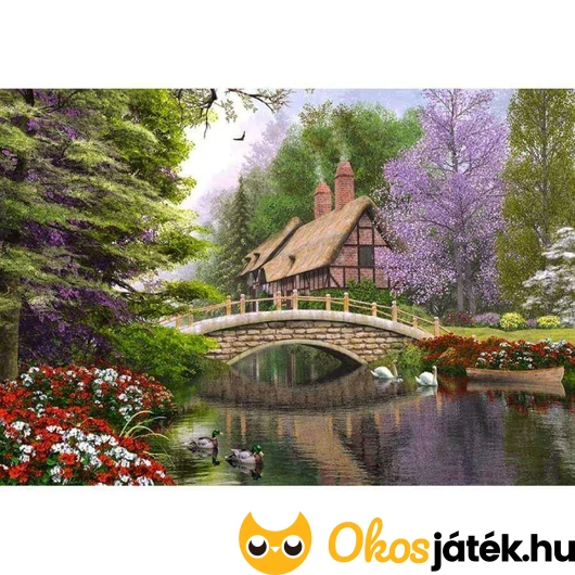 Castorland 1000 darabos puzzle - Vízparti házikó