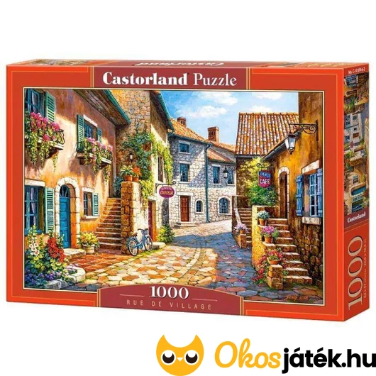 1000 darabos Castorland puzzle - Falusi utca