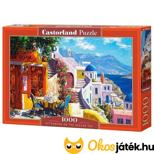 1000 darabos Castorland puzzle - Délután az Égei tengeren