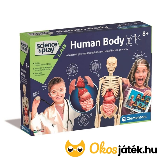 Clementoni tudományos játék - az emberi test