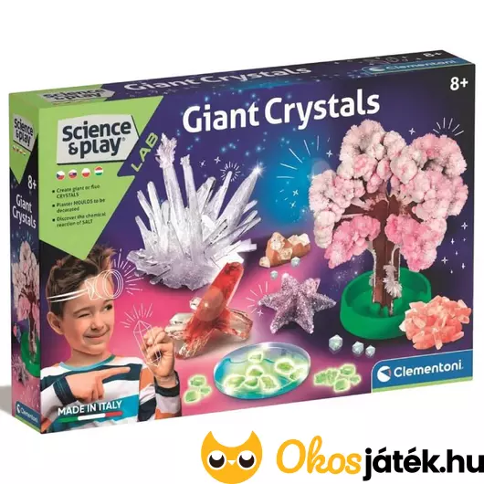 Clementoni Mega kristály készítő készlet gyerekeknek