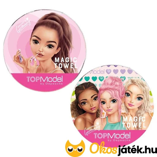 TopModel zsugorított kéztörlő - kétféle mintával (1 db)