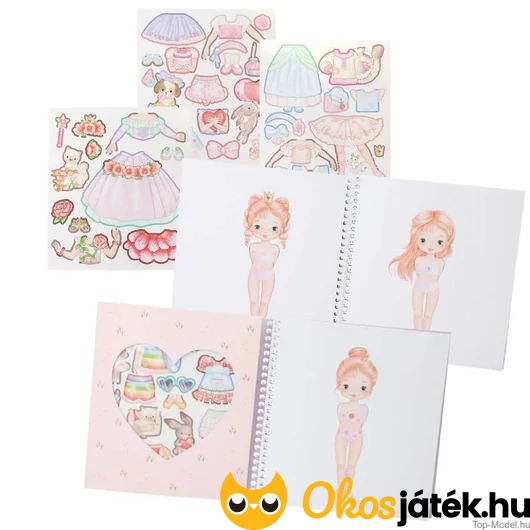 Matricás öltöztető füzet