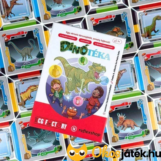 Dinótéka kártyajáték bontva