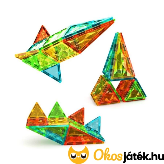 Műanyag mágneses építőjáték