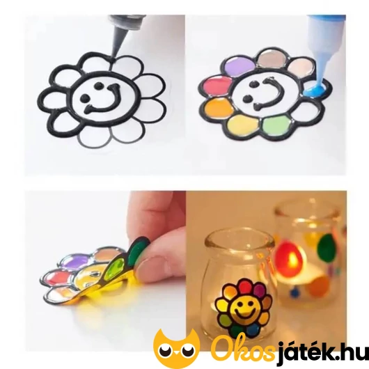 Üvegfestés lépésről-lépésre