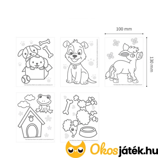 Üvegmatrica sablonok