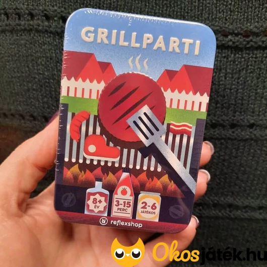 Grillparti társasjáték mérete
