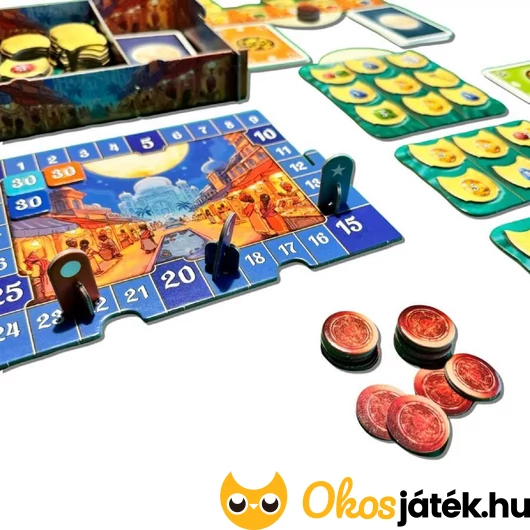 Moonlight market társasjáték játéktábla