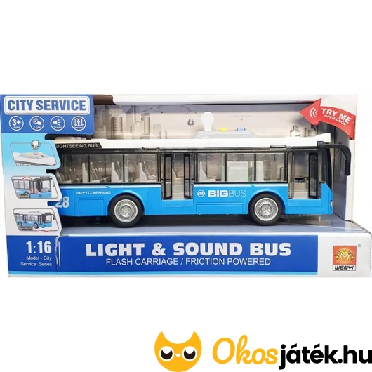 Műanyag játék busz