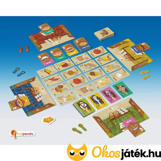 Chefparade főzőiskola társasjátéka