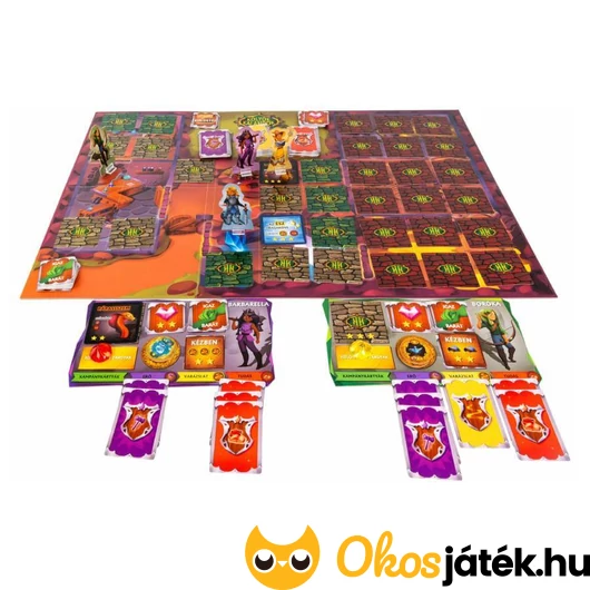 Kölyökkalandok társasjáték setup