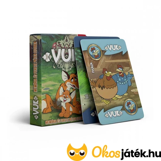 Vuk Fekete Péter és memória kártya