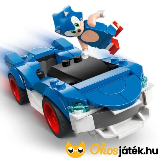 Sonic Lego autó és minifigura