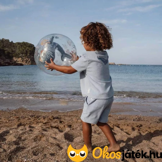 Felfújható kék strandlabda