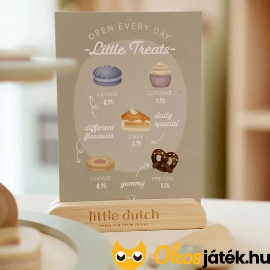 Sütemény kínáló tábla