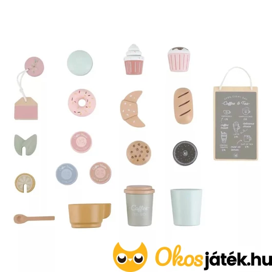 Fából készült gyerekkonyha kiegészítők