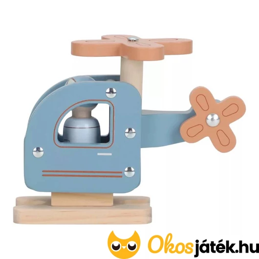Helikopter kicsiknek fából