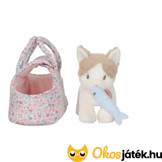 Little Dutch plüss macska táskában
