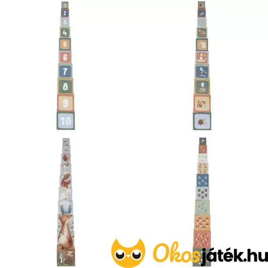 Little Dutch játék toronyépítő dobozok