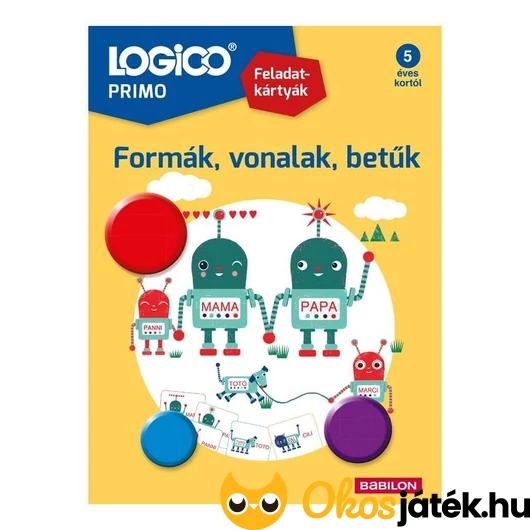 Logico Primo feladatgyűjtemény - Formák, vonalak, betűk