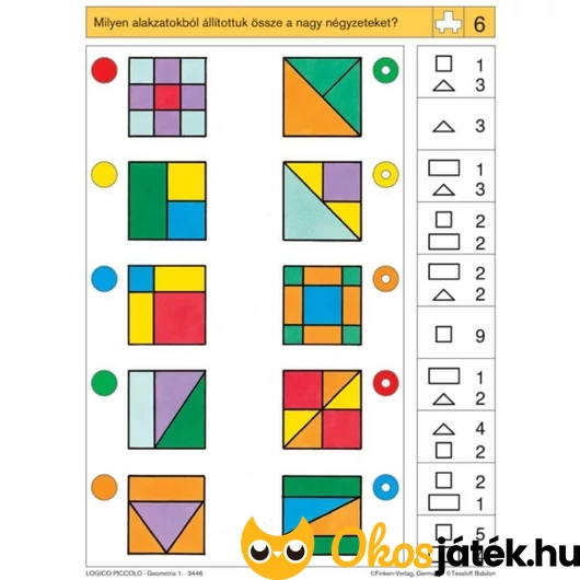 Geometria gyakorlása játékosan
