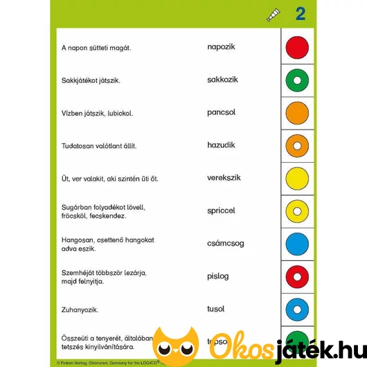 Logico Piccolo 2. osztály - Ellentétek, szinonímák