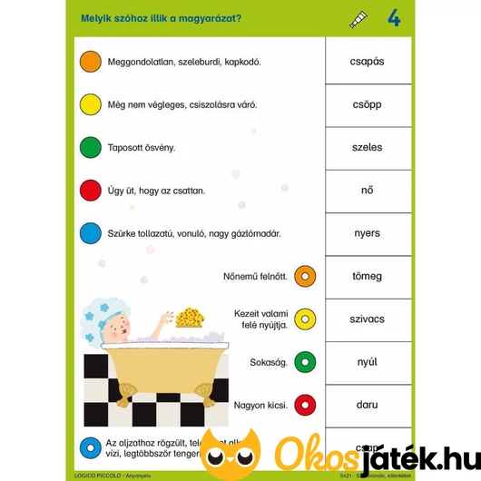 Logico kéeszségfejlesztő füzet 7-8 éveseknek