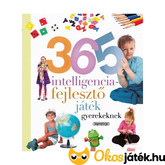 365 intelligenciafejlesztő játék gyerekeknek könyv 3 éves kortól