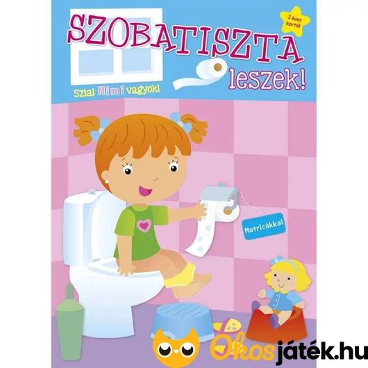 Szobatiszta leszek lányos jutalmazó füzet