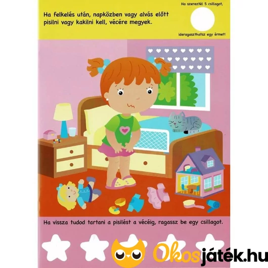 Szobatisztaságra nevelő füzet