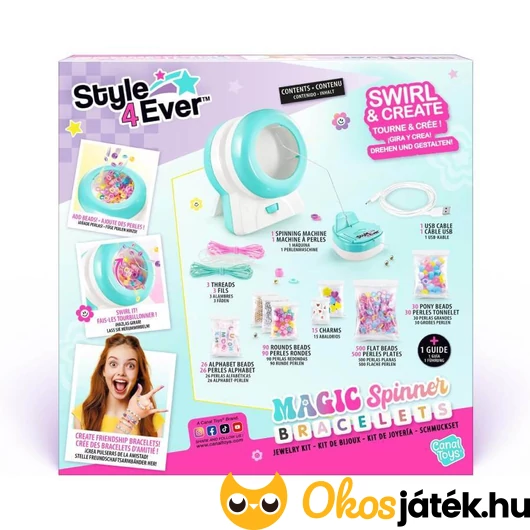 Style4Ever Barátságkarkötő készítő doboz hátoldala