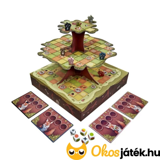 Mókusfutam 3D társasjáték