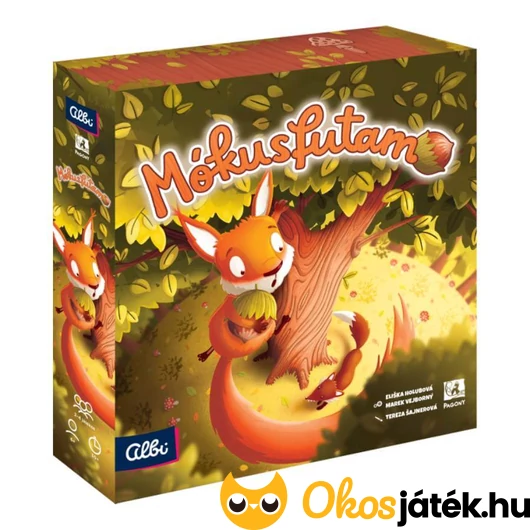 Mókusfutam családi társasjáték