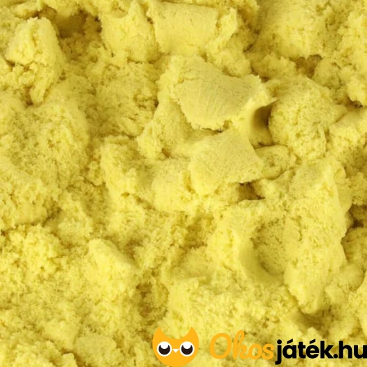 Sárga kinetic sand gyurma