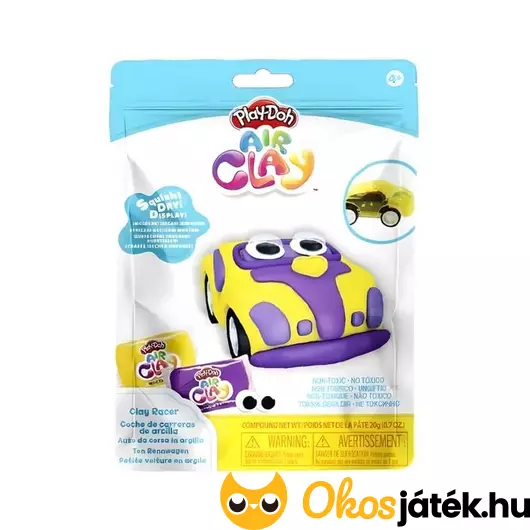 Play doh Air Clay figura készítő - versenyautó