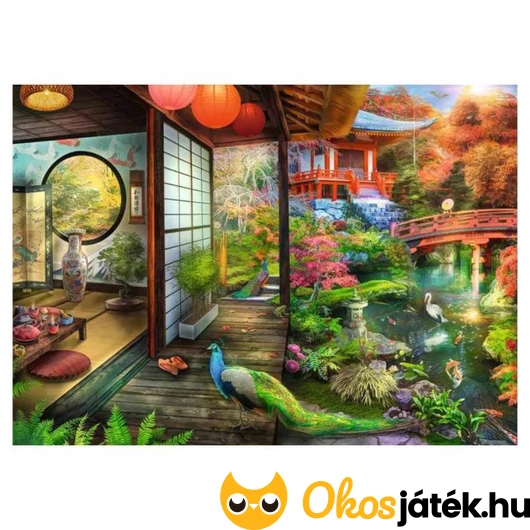 1000 darabos Ravensburger puzzle - Japán kert