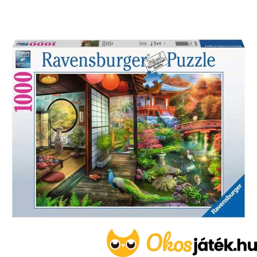 Japán kert, teaház 1000 db-os Ravensburger puzzle