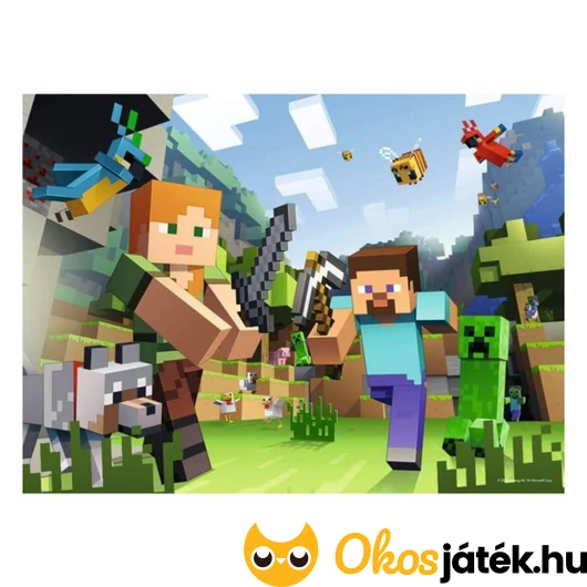 Minecraft puzzle 100 db-os Steve és Alex
