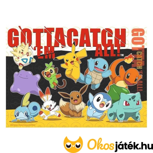 Pokémonos Ravesburger puzzle