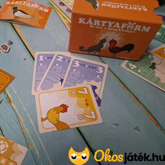 Kártyafarm kártyajáték bontva