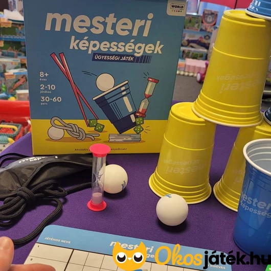 Mesteri képességek társasjáték bontva