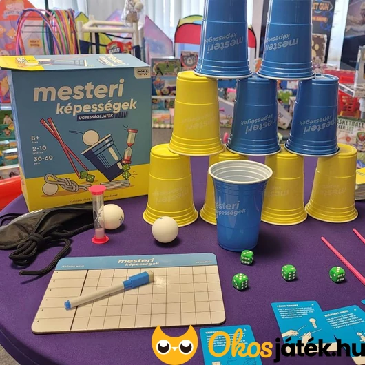 Mesteri képességek társasjáték kibontva