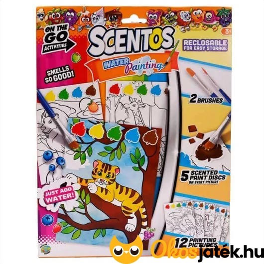 Scentos kifestő illatos festékkel - Dzsungel állatai