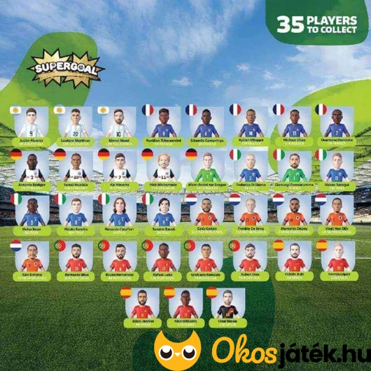Focis meglepetés kapszula 35 figurája