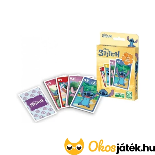 Stitch kártyajáték 4 az 1-ben