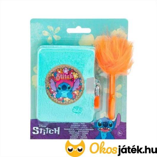 Stitch mini titkos napló tollal