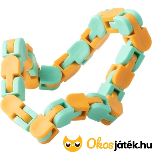 Műanyag kígyó babrálós játék