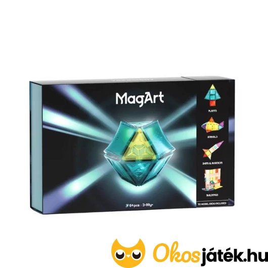 Mágneses műanyag építőjáték